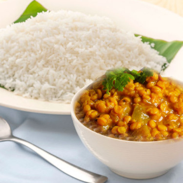 Lauki Chana Dal Met Rijst