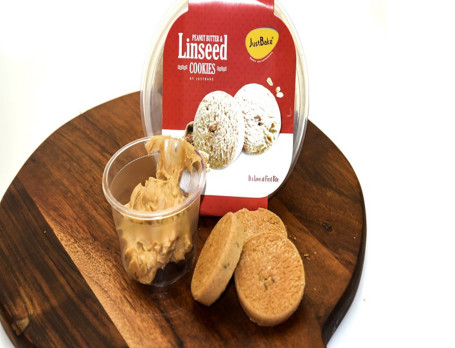 Peanut Butter Linsed Cookies-200 Gms