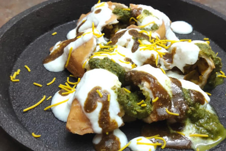 Dahi Samosa Chaat (2 Pcs Samosa)