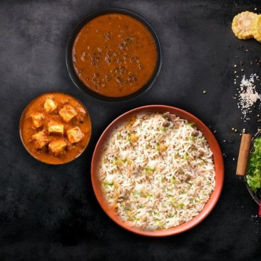 Dal Makhani, Boter Paneer, Pulao Thali