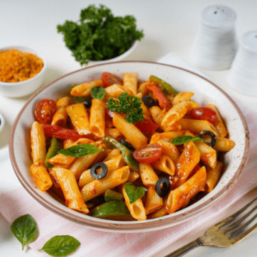 Klassieke Tomaten Basilicum Penne Pasta