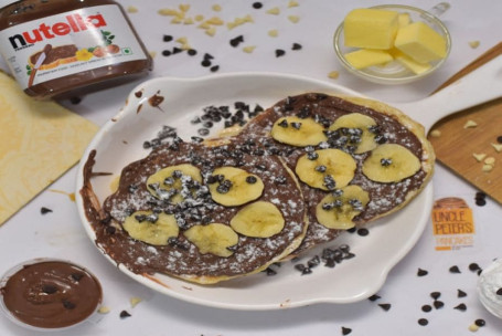 Nutella And Banana Pancakes