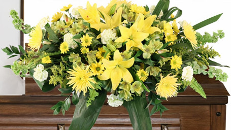 Mourning Sunshine Casket Spray