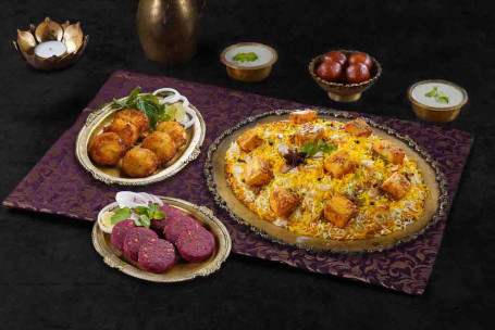 Grand Celebration Combo Met Zaikedaar Paneer Biryani 2 Porties Kebabs