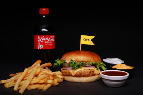 Bonk Chicken Hamburger +Fries+Coke[250Ml]