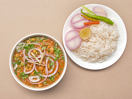 Chole(Desi Ghee) Jeera Rice