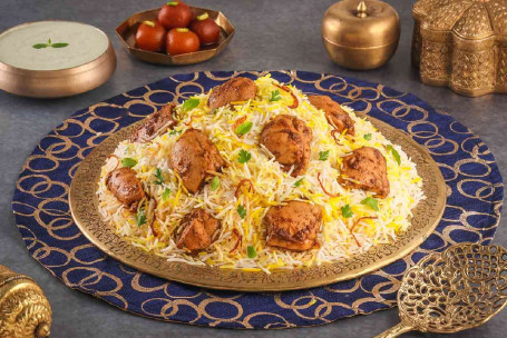 Lazeez Bhuna Murgh [Kip Dum Biryani Zonder Bot Voor 4 Personen]