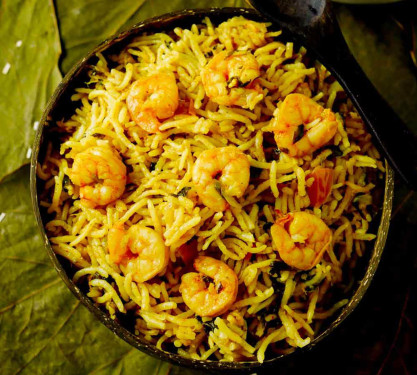 Prawns Spicy Andhra Biryani