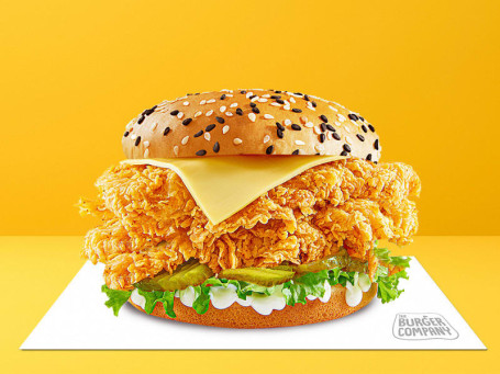 Cheese Chicken Crunchos Burger