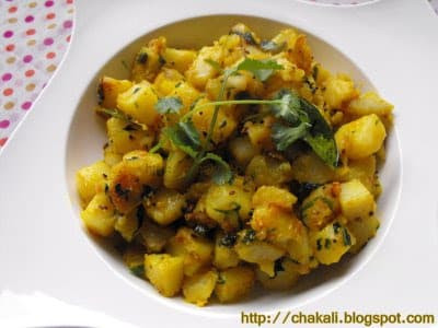 Batata Sukhi Bhaji