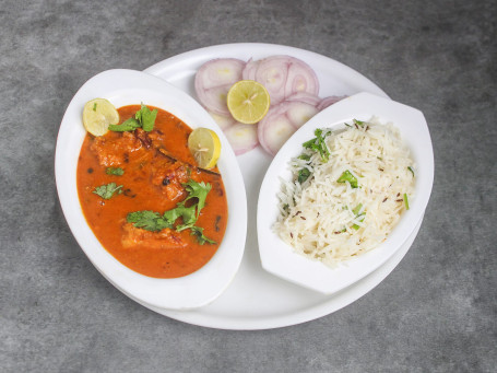 Chicken Dal Tadka Jira Rice Combo