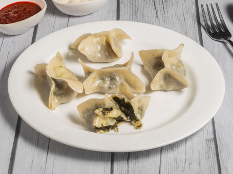 Palak Cheese Momos