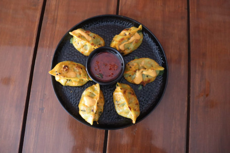 Peri Peri Paneer Panfry Momos