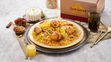 Egg Masala Dum Biryani (Serves 1)