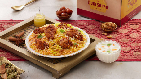 Overload Chicken Dum Biryani (Boneless) (Serves 1)