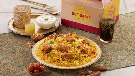 Overload Chicken Seekh Dum Biryani (Serves 1)