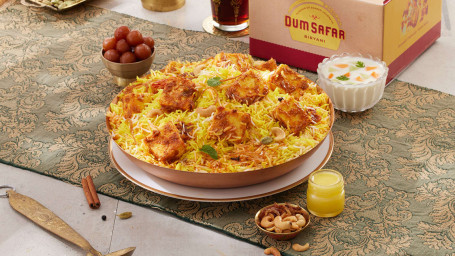 Paneer Tikka Dum Biryani (Serves 4)