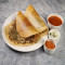 Ghee Geroosterde Knoflook Peper Masala Dosa