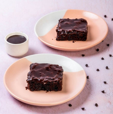 Swiss Choco Fudge Tea Cake Slice