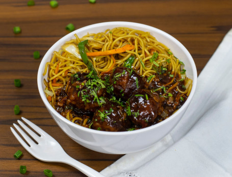 Vegetarische Manchurian Vegetarische Noedels