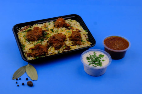 Nizami Chicken Hyderabadi Dum Biryani [Raita 2 Free Gulab Jamun]