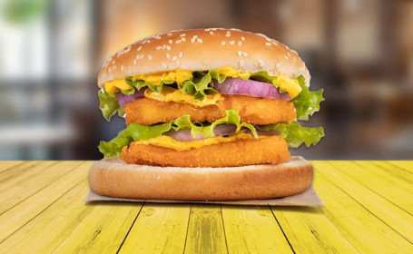 Chunky Paneer Dubbele Patty Burger