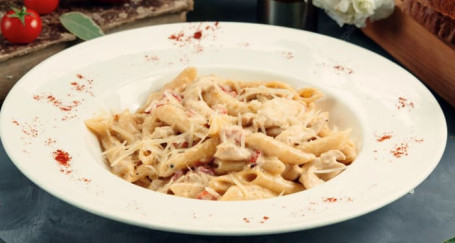 Mushroom Alfredo Veg Pasta