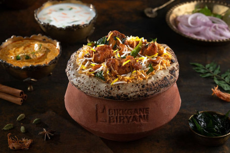 Handi Chicken Dum Boneless Hyderabadi Biryani