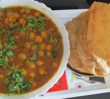 White Channa Puri