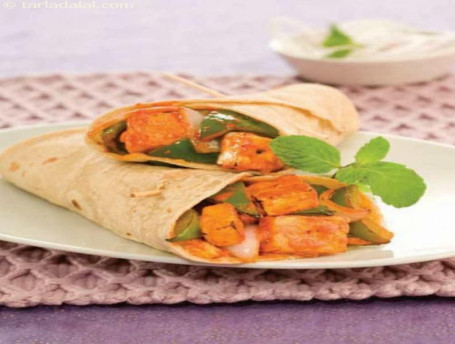 Crispy Paneer Tikki Wrap