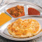 Roti Canai Met Vegetarian Curry Mutton