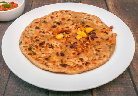 Punjabi Special Corn Aloo Paratha