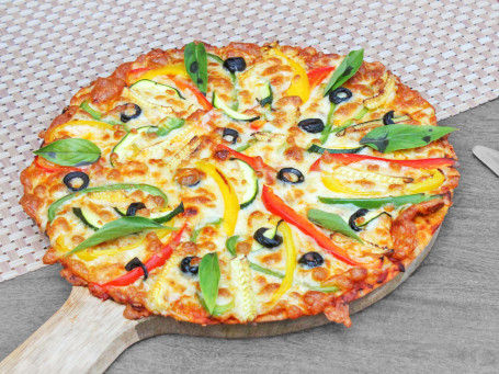 10 Olive Veggie Pizza