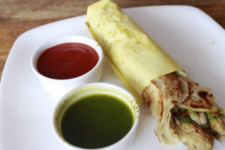 Malai Mutton Tikka Roll