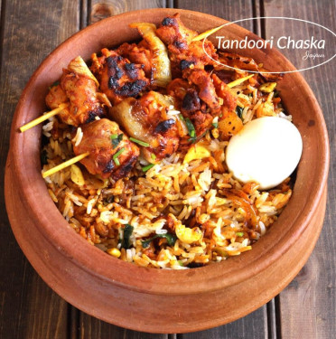 Dum Chicken Tikka Biryani 4 Pcs Chicken Tikka 800 Gms