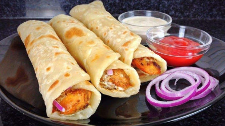 Chicken Mayo Paratha Wrap