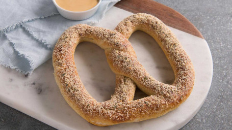 Geroosterde Knoflook Parmezaanse Pretzel