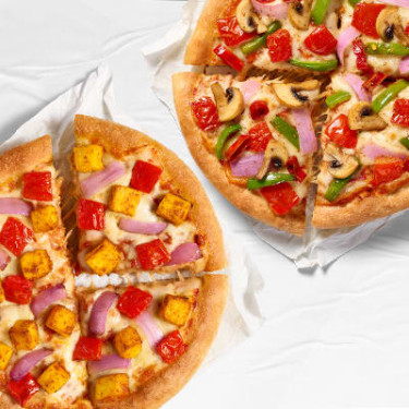 Super Value-Deal: 2 Persoonlijke Vegetarische Pizza's Vanaf Rs 299 (Bespaar Tot 47