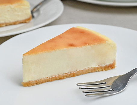 New York Bake Cheesecake Slice