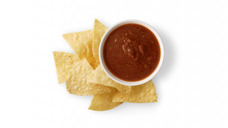 Chips Tomatillo Rode Chili Salsa