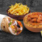 (Voor 2 Personen) Chicken Pizza Wrap Chicken Rice Bowl Fries Meal