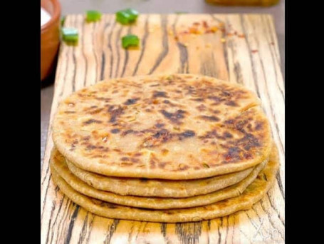 Cheese Paratha Capsicum And Onion