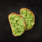 Avocado Op Toast Twee Plakjes