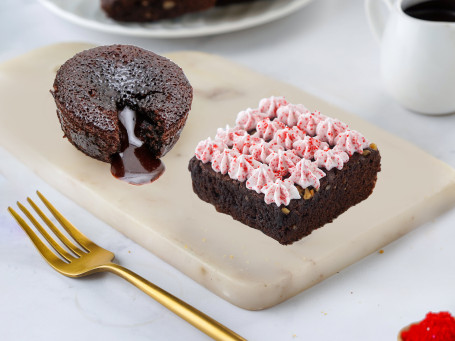 Red Velvet Brownie Choco Lavacake