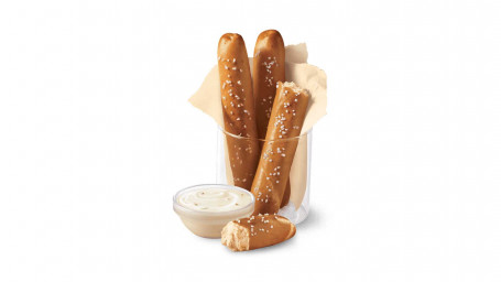 Pretzelstokjes Met Pittige Queso