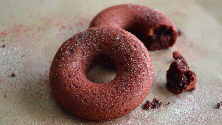 Donut Van Rood Fluweel