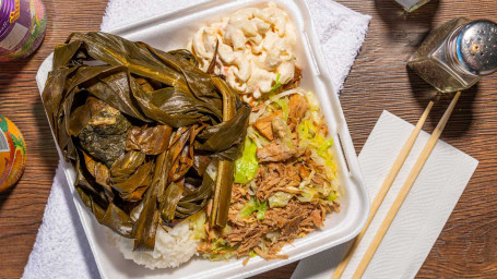 Kalua Pork Lau Lau Combo