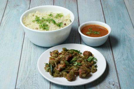 Ghee Rice Chicken Manchurian