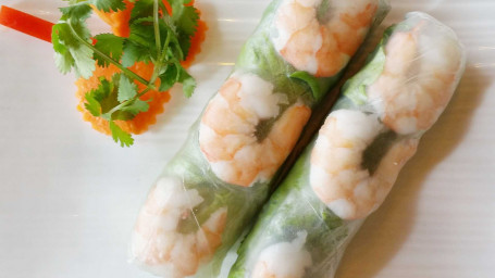 Summer Roll With Jumbo Shrimp