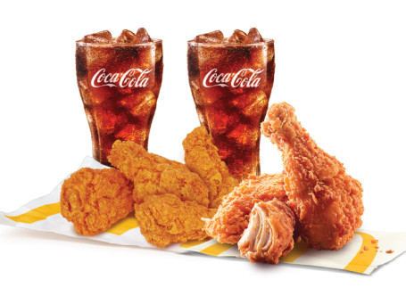 Mcspicy Fried Chicken 2 Pc Mcspicy Chicken Wings- 4 Pc 2 Coke